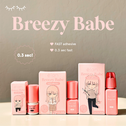 BREEZY BABE 0.3sec adhesive