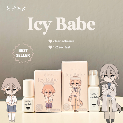 ICY BABE clear adhesive