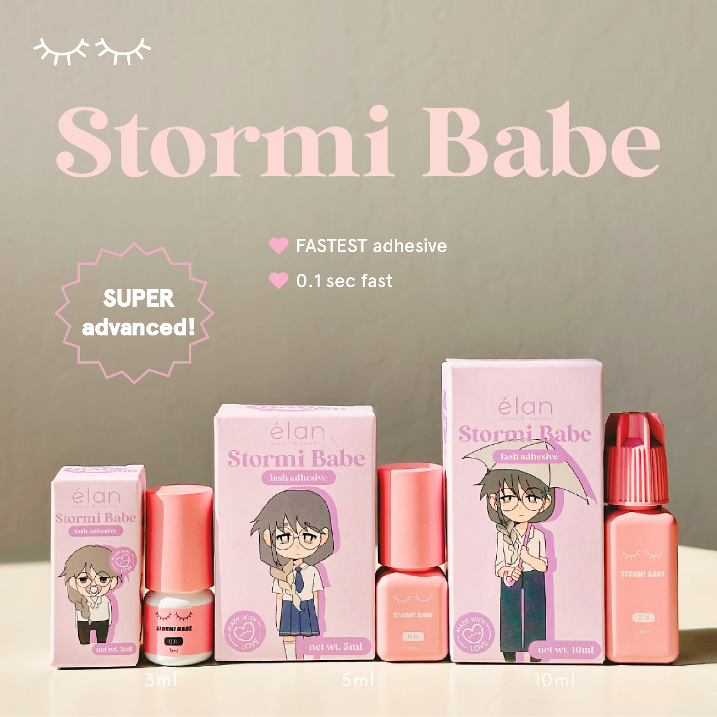 STORMI BABE 0.1sec adhesive