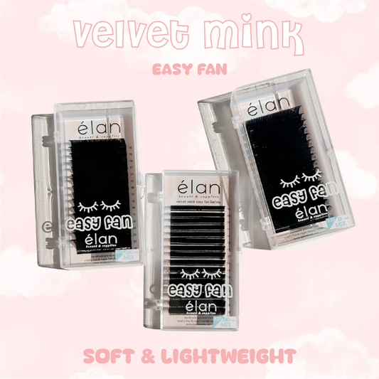 0.03 velvet mink EASY FAN trays ☁️