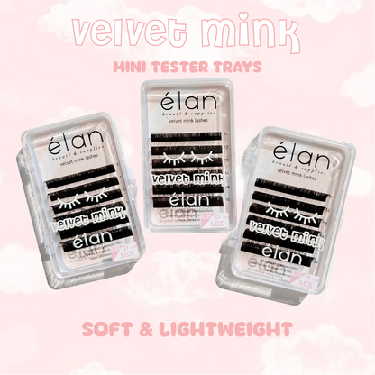 MINI TESTER TRAY: velvet mink ☁️