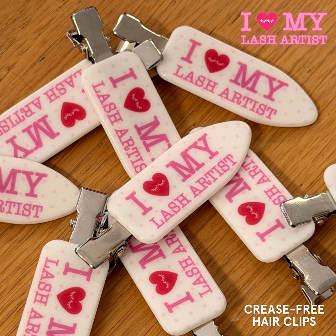 i <3 my lash artist crease-free hair clips
