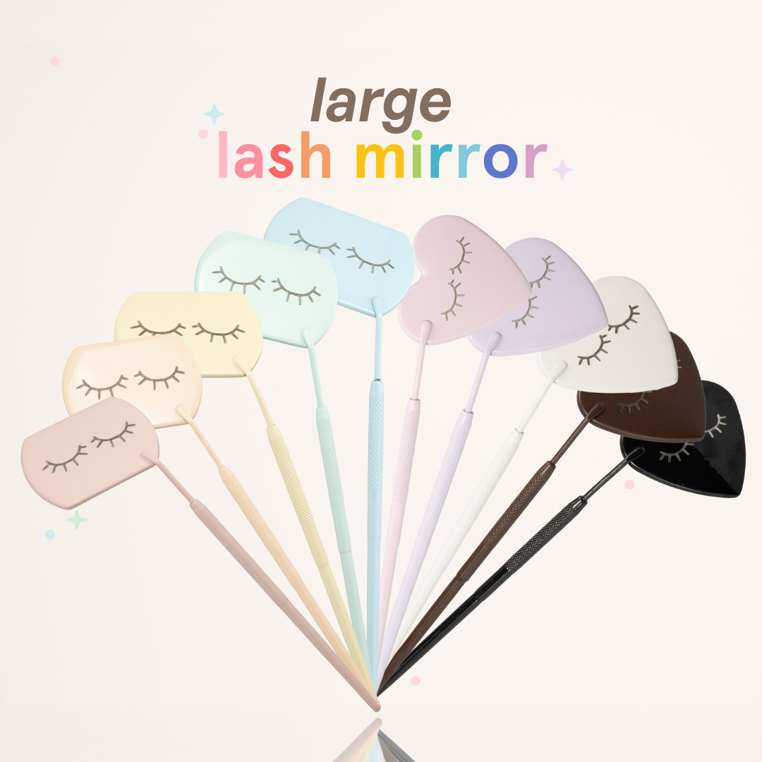 large lash mirror - for undereye
