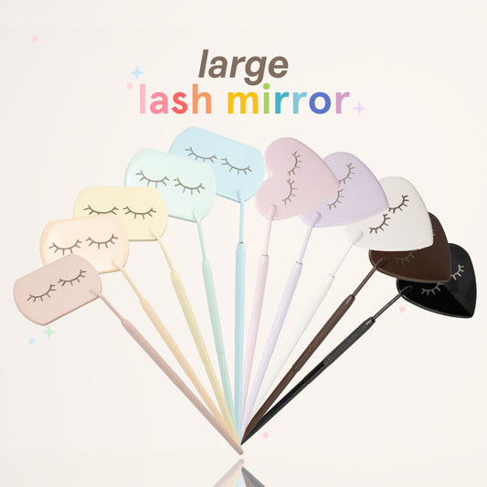 large lash mirror - for undereye