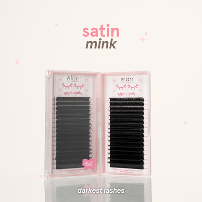 0.03 SATIN MINK lash trays (DARKEST lashes) 🎀