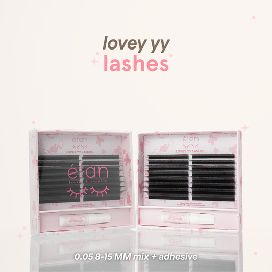 lovey YY lashes (+1 mini adhesive)