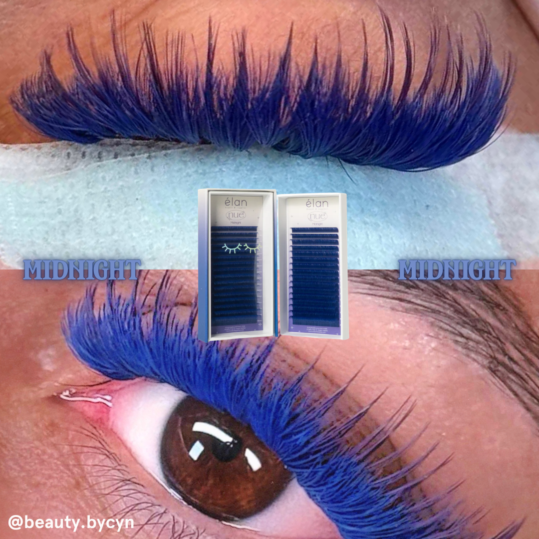 midnight matte NUE color lashes