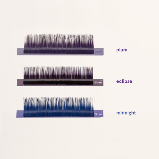 midnight matte NUE color lashes