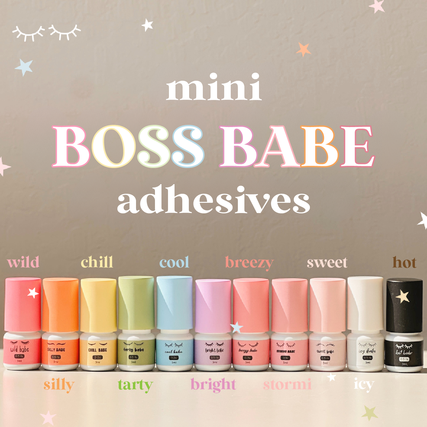 MINI boss babe adhesive