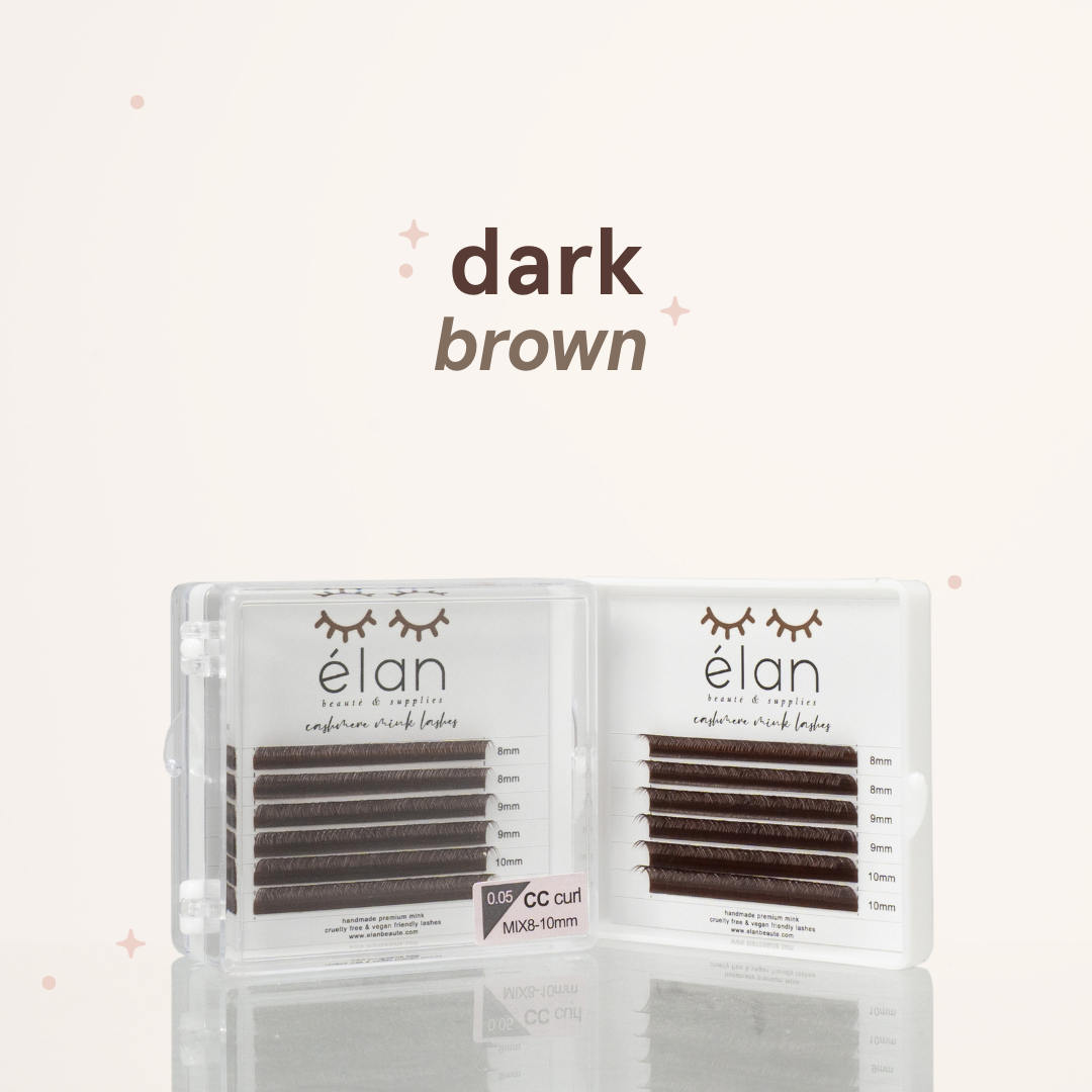 MINI BROWN color lashes