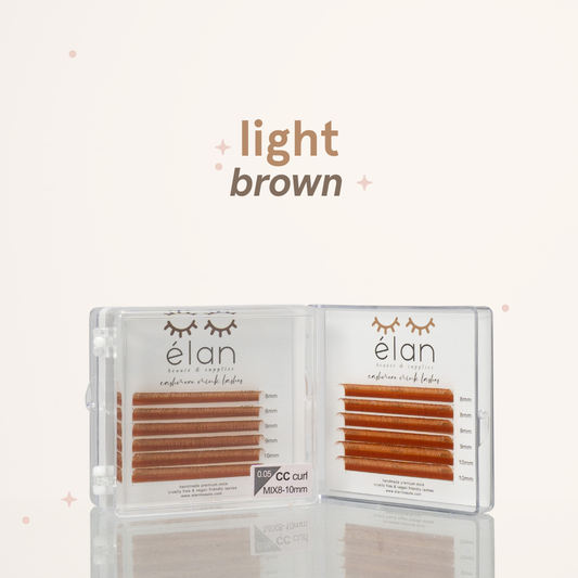 MINI BROWN color lashes