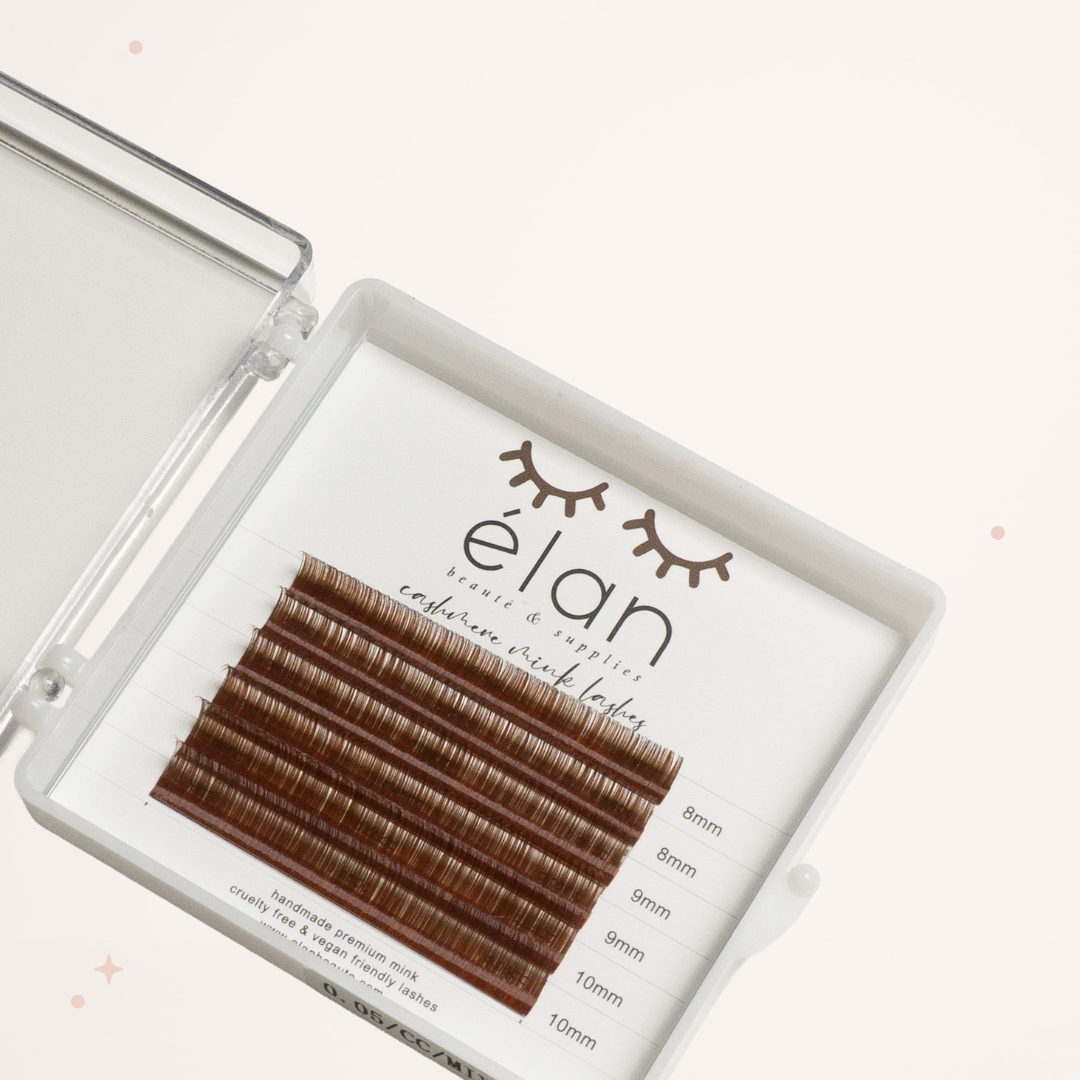 MINI BROWN color lashes