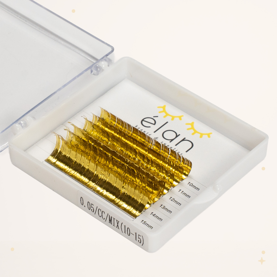 mini holo tinsel lashes