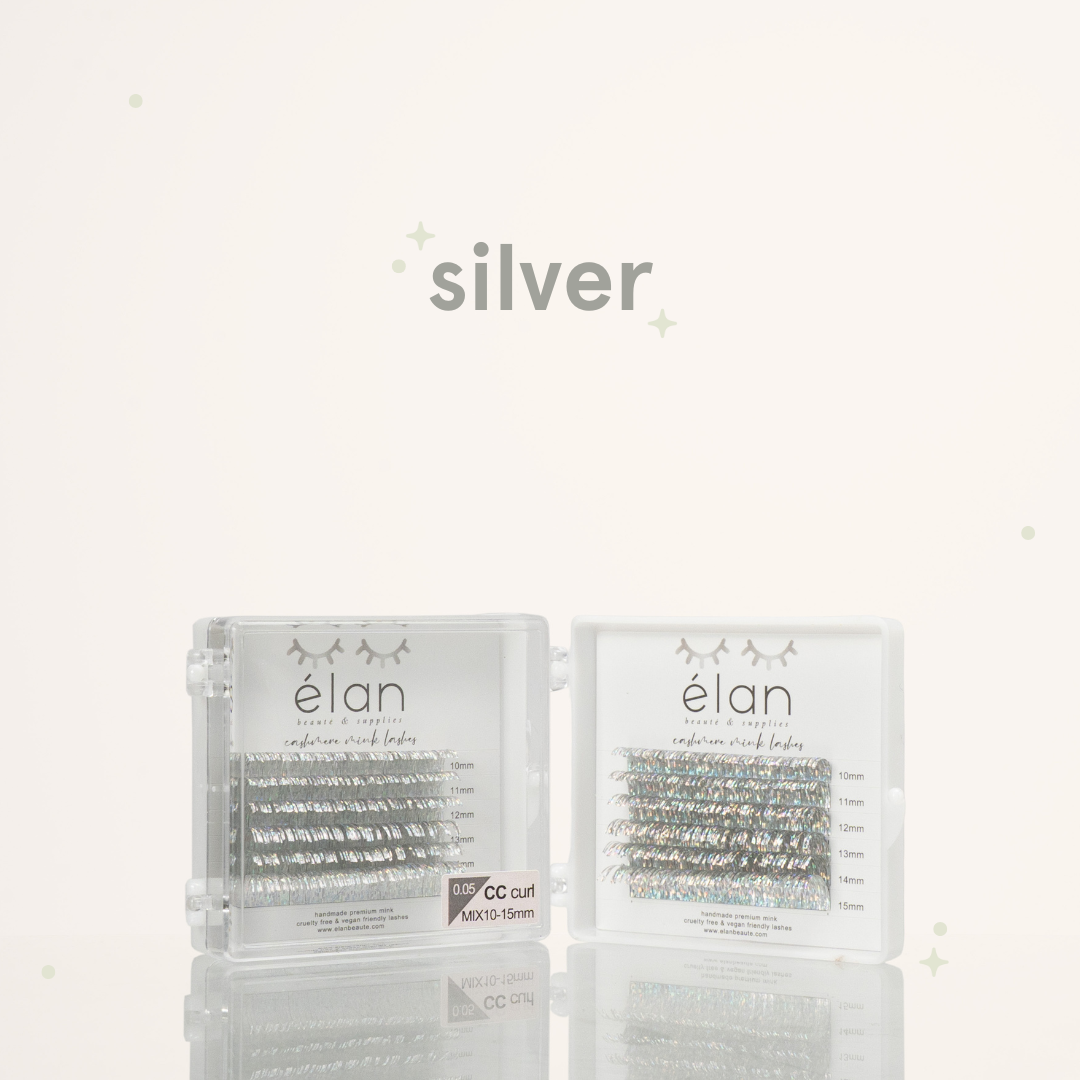 mini holo tinsel lashes