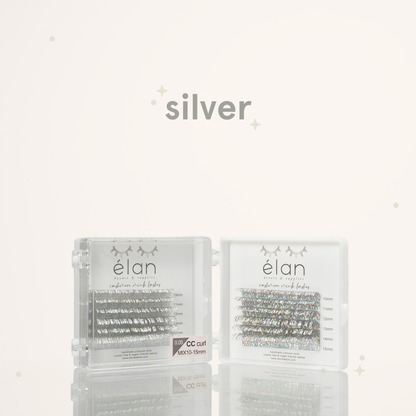 mini holo tinsel lashes