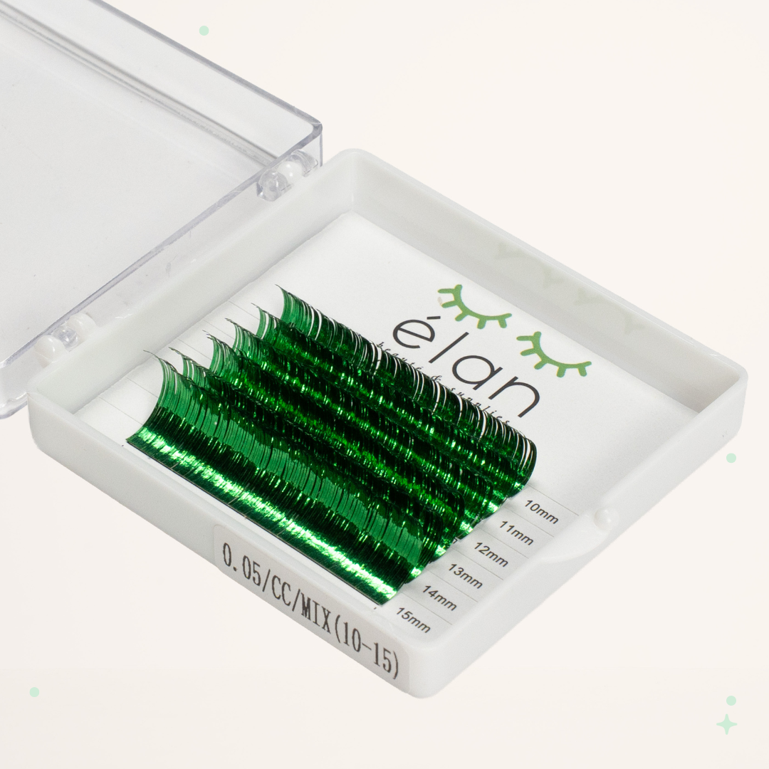 mini holo tinsel lashes