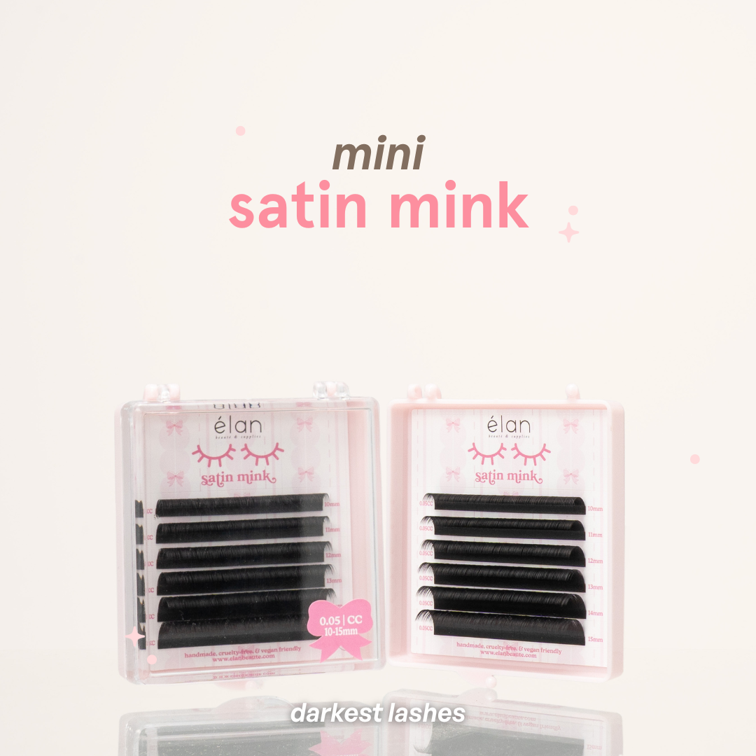 MINI TESTER TRAY satin mink (DARKEST lashes) 🎀
