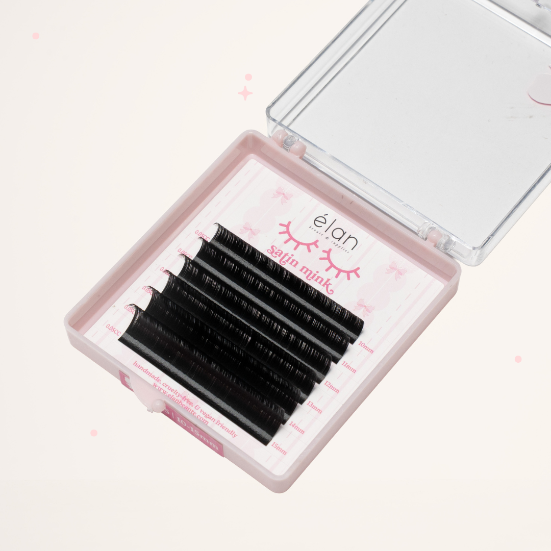 MINI TESTER TRAY- satin mink (DARKEST lashes) 🎀