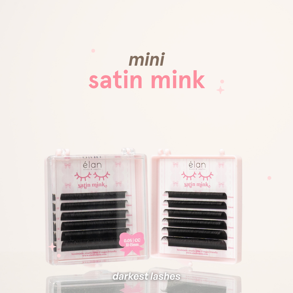 MINI TESTER TRAY satin mink (DARKEST lashes) 🎀 – elan beaute and