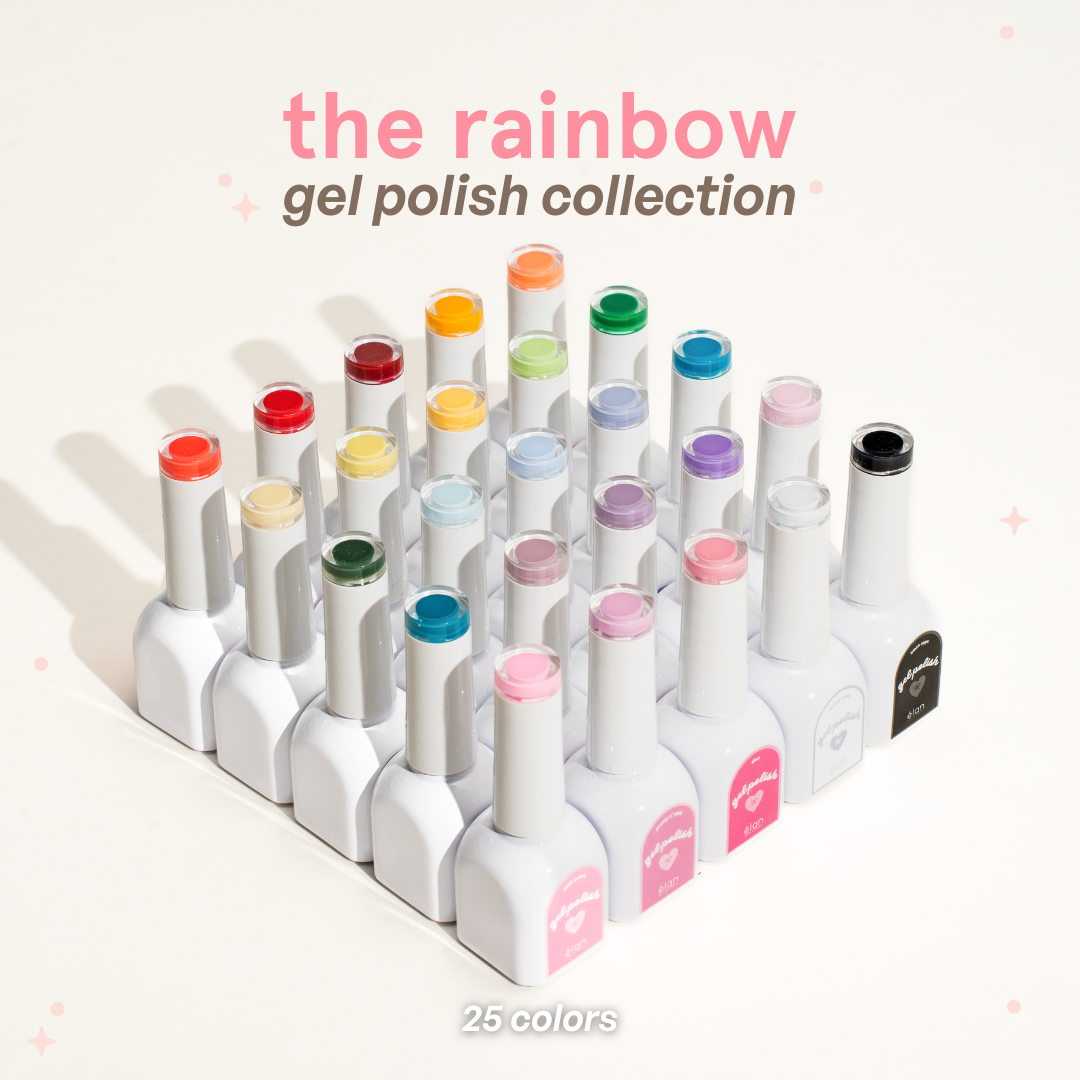 the rainbow gel polish collection