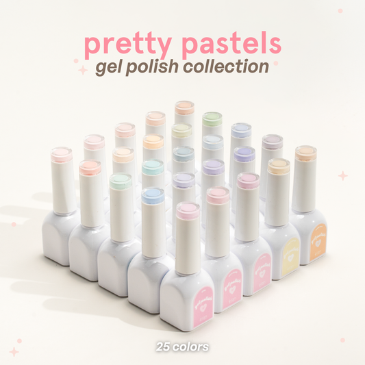 pretty pastels gel polish collection