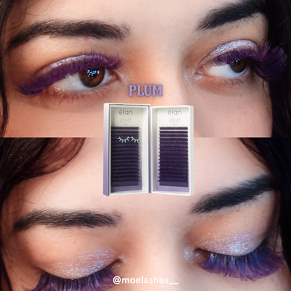midnight matte NUE color lashes