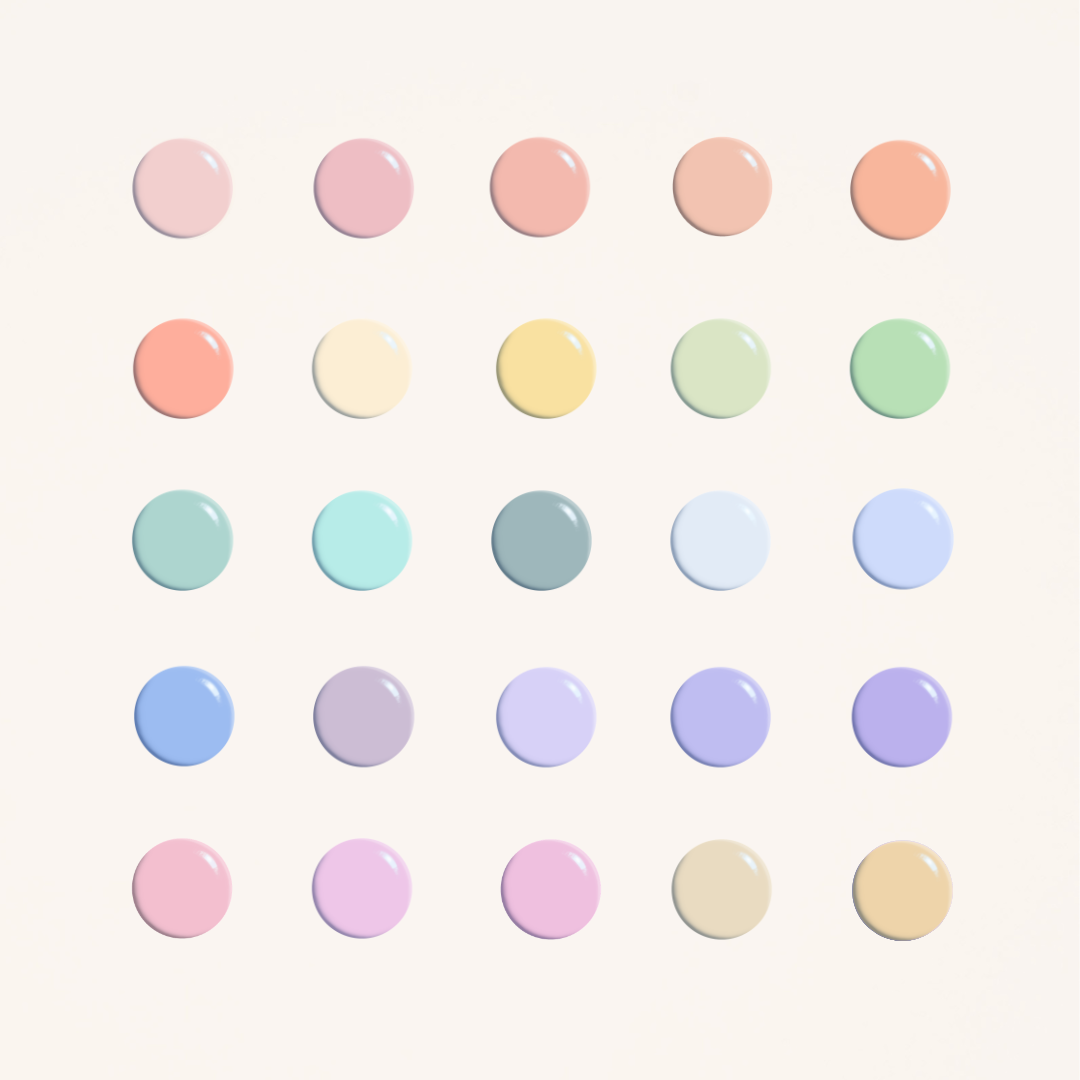 pretty pastels gel polish collection