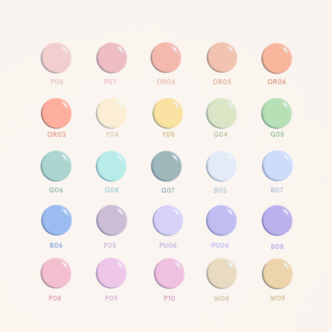pretty pastels gel polish collection