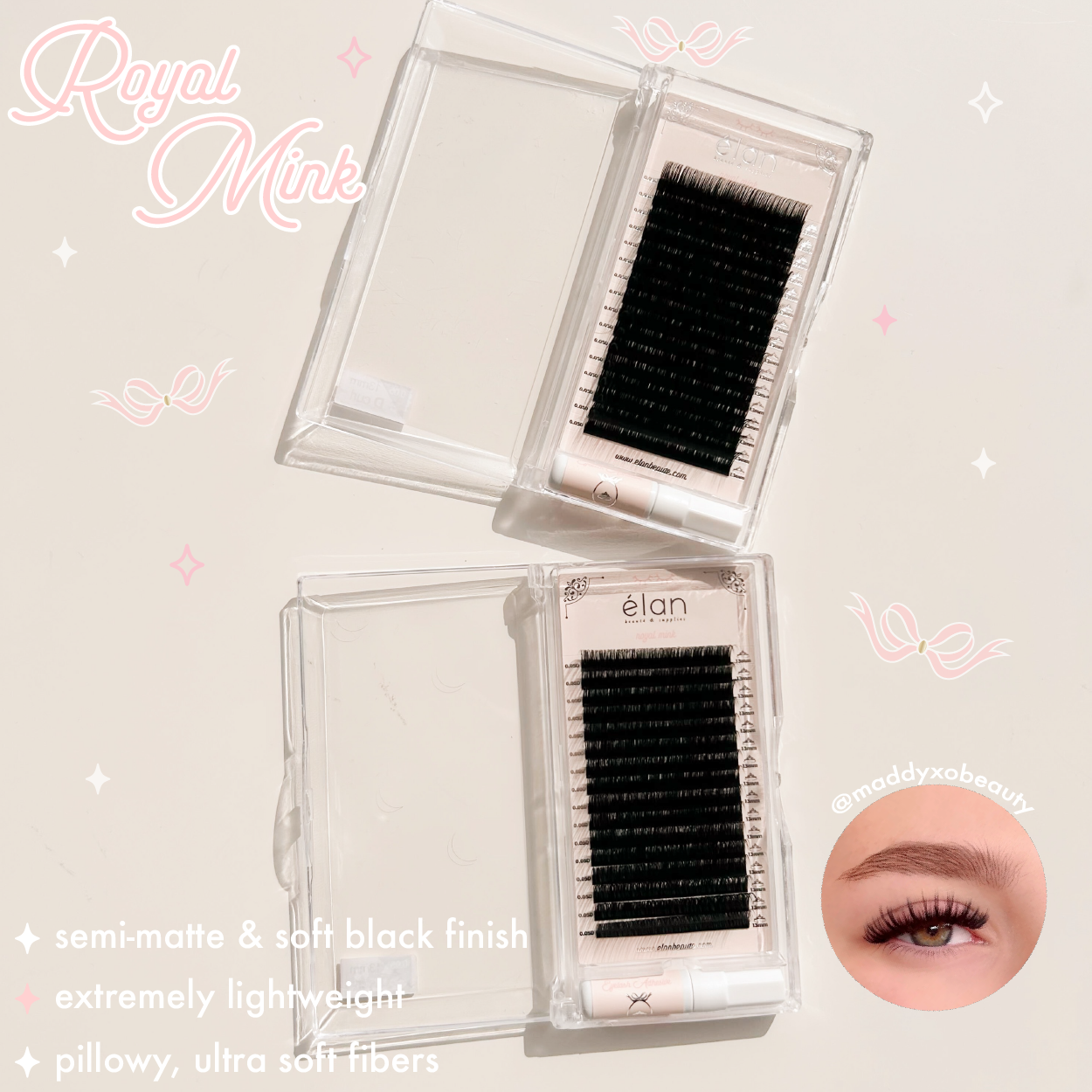 0.03 ROYAL MINK lash trays 👑