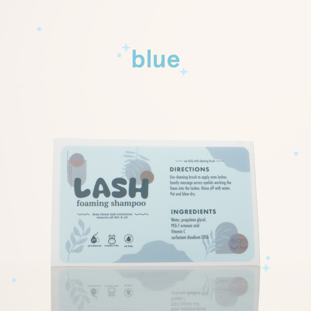 lash shampoo LABELS (pack of 25)