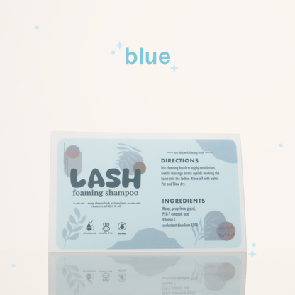 lash shampoo LABELS (pack of 25)