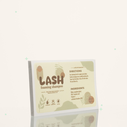 lash shampoo LABELS (pack of 25)