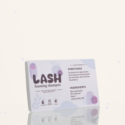 lash shampoo LABELS (pack of 25)