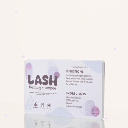 lash shampoo LABELS (pack of 25)