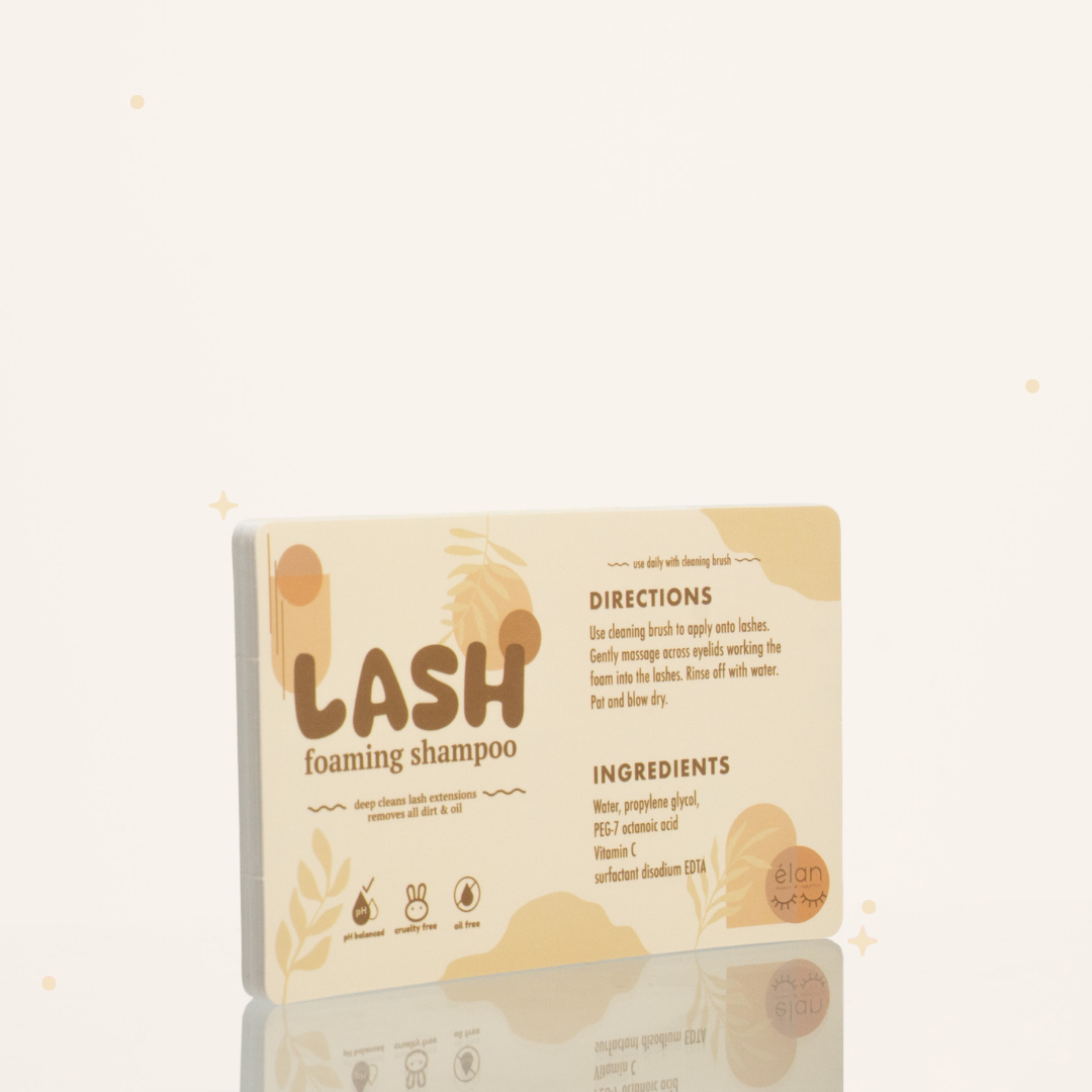 lash shampoo LABELS (pack of 25)