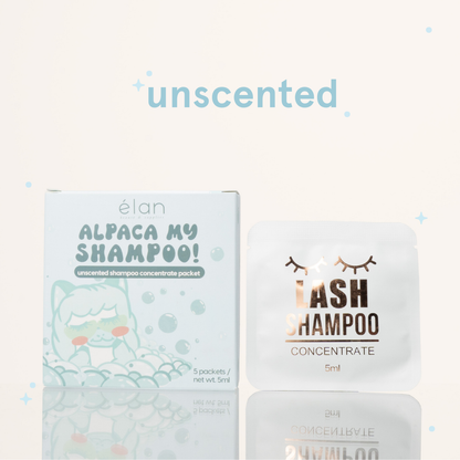 lash shampoo concentrate MINI PACKETS