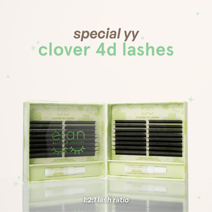 special YY lashes (fairy, W, clover)