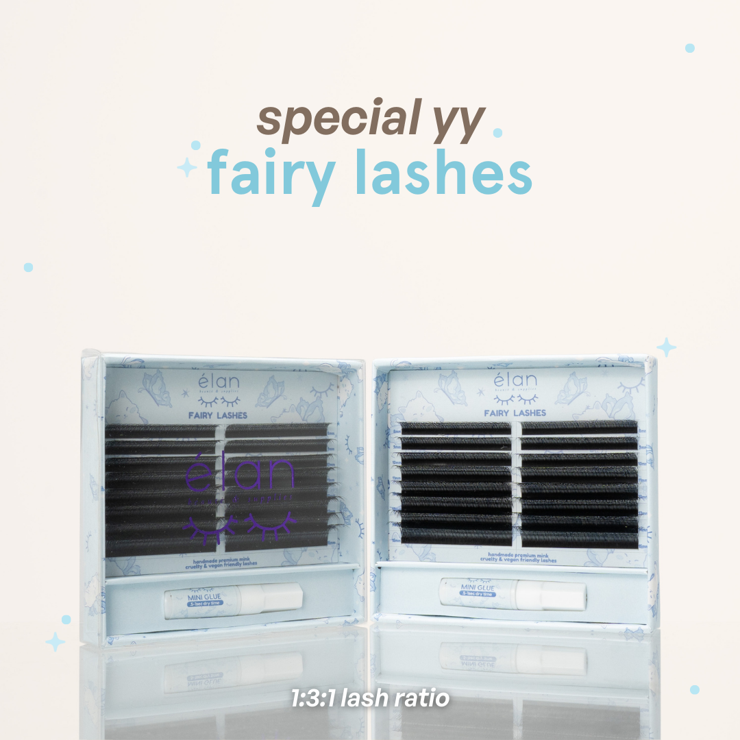 special YY lashes (fairy, W, clover)