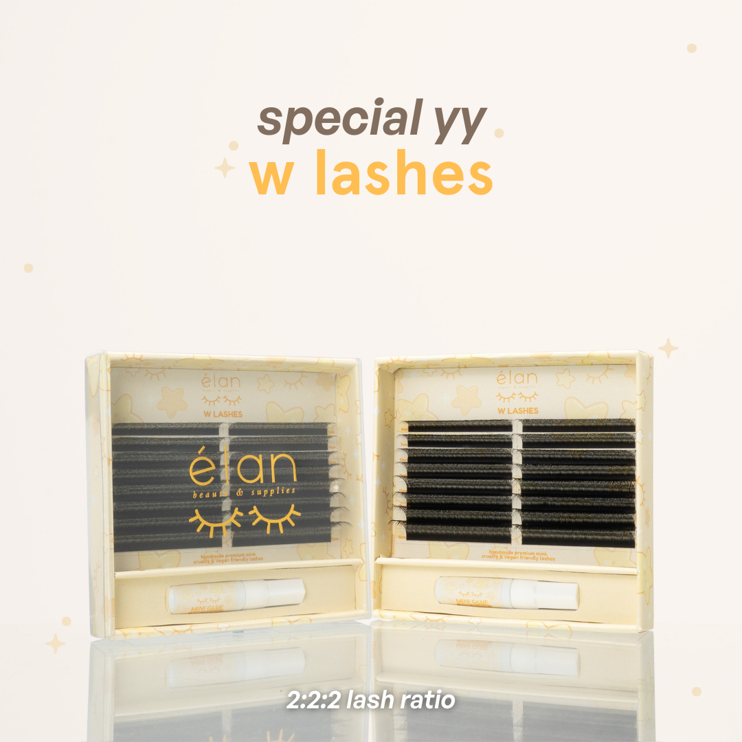 special YY lashes (fairy, W, clover)