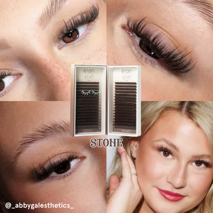 NUE shade-matching color lashes