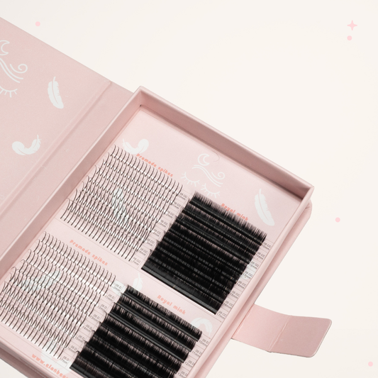 WISPY DIARIES 0.05 premade spikes + royal mink lashes