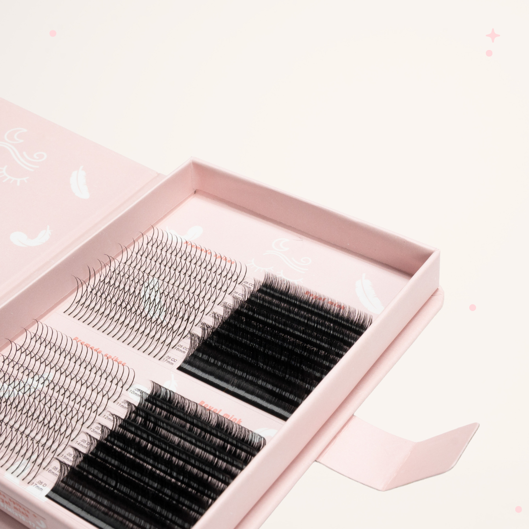 WISPY DIARIES 0.05 premade spikes + royal mink lashes