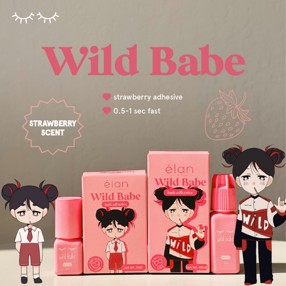 WILD BABE strawberry adhesive