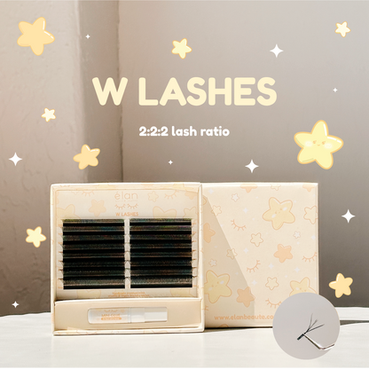 special YY lashes (fairy, W, clover)