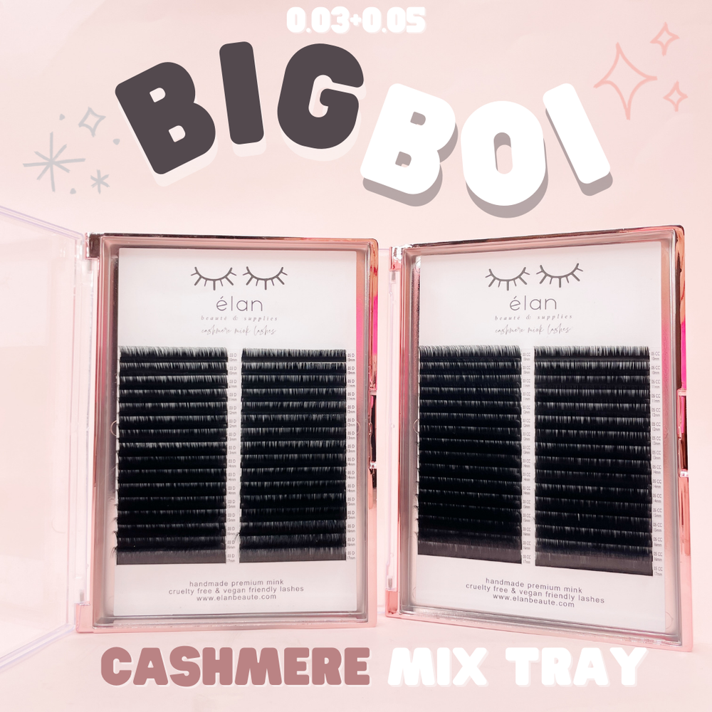 the BIG BOI 0.03+0.05 CASHMERE MINK mix tray 💫