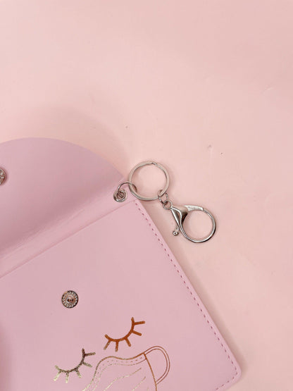 baby pink lash MASK CASE