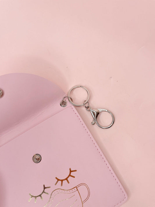 baby pink lash MASK CASE
