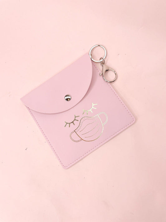 baby pink lash MASK CASE