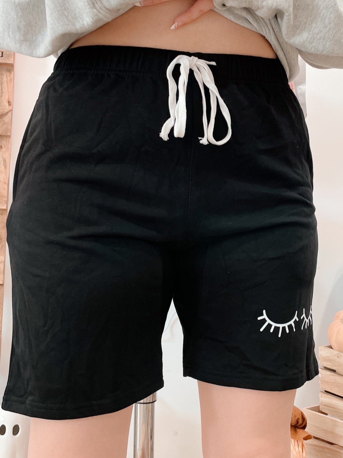 LASH cotton shorts
