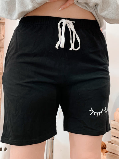 LASH cotton shorts